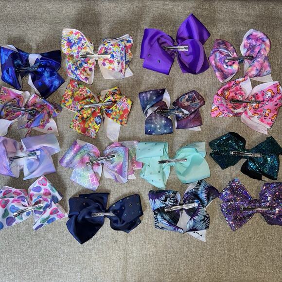 JOJO SIWA Hair Bows - Lot of 16 Size Large (6”-8”) main image 9